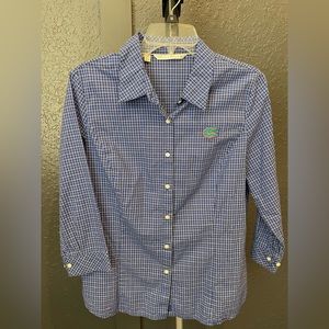 Women’s Large Cutter&Buck Florida Gator button up  Shirt. 3/4 sleeve